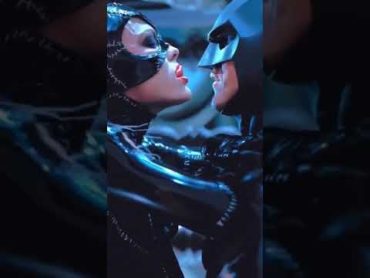 Cat Woman Kiss Batman 😘 shorts