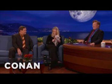 Chelsea Handler & Conan Relive Their Naked Shower Scene  CONAN on TBS