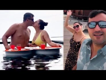 Shraddha Arya LipLock With Husband Rahul Nagal In Maldives Vacation