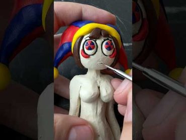 I made Pomni but she’s an Anime girlanime pomni amazingdigitalcircus sculpting art plasticine