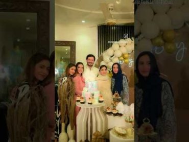 Saba Fasial Babu Nisha Arslan Baby Shower Baby Gender Reveal