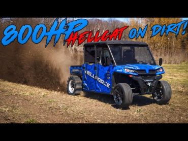 Hellcat Demon Swapped SXS on Dirt!