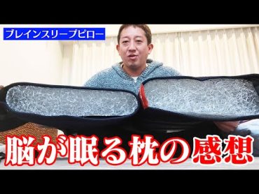 【ブレインスリープピロー】ロンブー淳さんオススメの脳が眠る枕、使ってみた感想！！