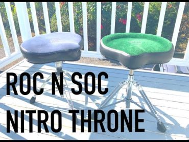 ROC N SOC NITRO THRONE: Unboxing New Nitro Drum Throne and Retiring my Old Faithful