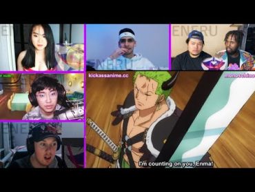 زورو يستعمل انما ردة فعل الاجانب حلقة 985 ون بيس  985 ZORO USE ENMA LIVE reaction One Piece MASHUP