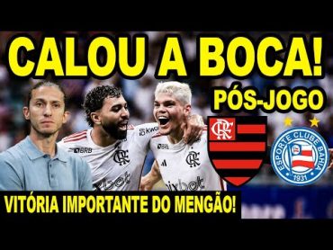 FLAMENGO CALOU A BOCA DE GERAL! MENGÃO VENCE O BAHIA NA FONTE NOVA E TÁ VIVO NO BRASILEIRÃO PÓS JOGO