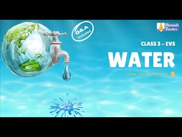 Class 3 EVS – Water: Sources, Uses, Water Cycle, Storage & Pollution  Fun Learning for Kids!