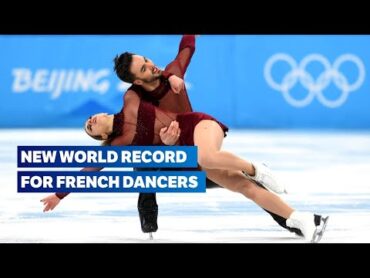 World Record!   Papadakis and Cizeron ice dance highlights  Figure Skating Beijing 2022