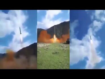 Armenian forces missile fire by Ganja city Azerbaijan ! NagornoKarabakh combat area missile (R300)