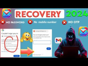 How to recover Gmail password without recovery email and phone number  Gmail recovery without code