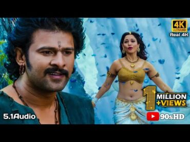 Dheevara  4k video song 5.1 Audio   Baahubali   Prabhas, Tamannaah, Rana, Anushka