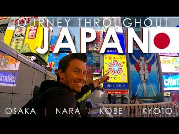 Japan 🇯🇵  Journey Through Kansai: Osaka, Nara, Kobe, Kyoto (Part 1)  Japan Travel Vlog