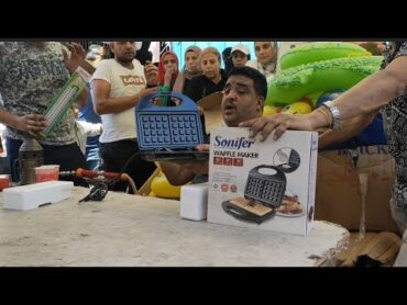 مزاد عم ميمي بسوق الجمعه اسكندريه النهارده العجانه ب600ج وجهاز الوافل ب150ج ببلاش مفرح الكل