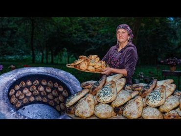 Traditional Samsa Making in Tandoor! Homemade Samsa Recipe from Uzbek Cuisine in the Village