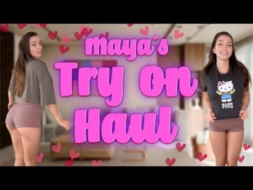 [4K] SHEER SUMMER TRY ON HAUL  GET READY WITH MAYA (2024)