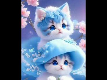 بچه گربه های سفید ناز و خوشگل 😍Cute and beautiful white kittens