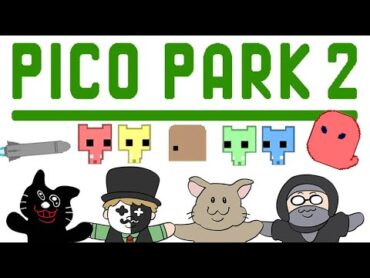 【4人実況】絶対に協力しない男たちの協力アクション『PICO PARK 2』