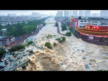 The World is shocked by the flood in China! Monstrous footage from Beijing and Hebei!