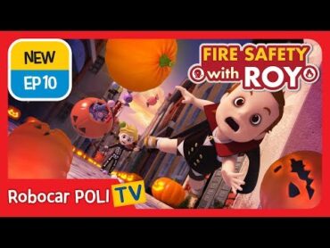 🔥Fire safety with Roy  EP10  Stop, Drop, and Roll.  Robocar POLI  Kids animation