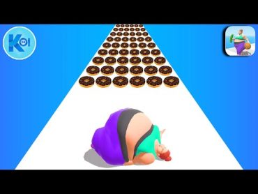 Satisfying Mobile Games UP LEVEL Playing 112233 Tiktok Video Fat To Fit Clothes Run 41HEW66