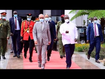 Humble Museveni welcomes President Brahim Ghali of the Sahrawi Arab Democratic Republic to Uganda