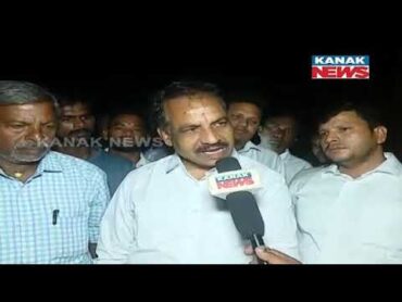 Minister Bibhuti Jena Assesses Coastal Areas In Ganjam District Amid Cyclone Dana Threat