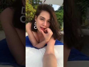 Bea Alonzo IG Live: Wows in Pink Bikini  Daring at the Beach  June 1, 2018