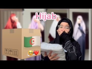 وصلني أول بوكس محجبات من الجزائر🇩🇿 😍❤️(بكيت من الفرحة🥹) Unboxing hijab 🧕