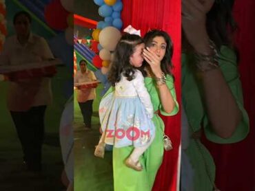 Shilpa Shetty exits from Ekta Kapoor&39;s son&39;s party as daughter Samisha cries shorts shilpashetty