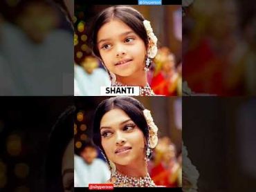 Om Shanti Om Cast With Baby Face Filter VideoDeepika Padukone & SRK Super Hit Movieshorts