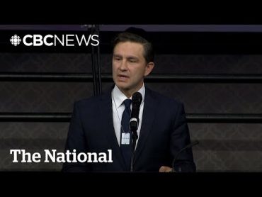 Poilievre gets political during Oct. 7 ceremony speech