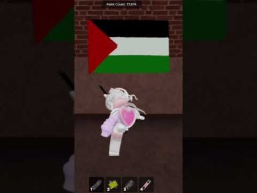 Drawing Palestinian 🇵🇸 Flag and coming back 5 mins later OMG! 😳 roblox palestinian