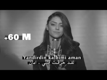 اغنية تركية رائعة  حرقت قلبي  مترجمة للعربية Yusuf Şahin Ft. Ahsen Almaz  Yandırdın Kalbimi