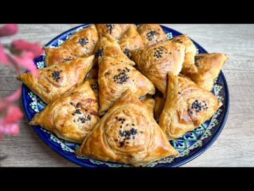 Samsa /Uzbek Samosa Recipe/سمبوسه اوزبکی/