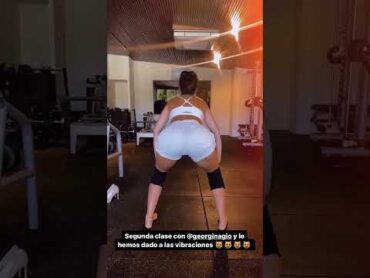 CRISTIANO Ronaldo&39;s wife Georgina Rodriguez twerking 🍑part 1