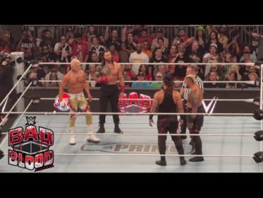 The Bloodline vs Roman Reigns & Cody Rhodes Full Match  WWE Bad Blood 10/5/24