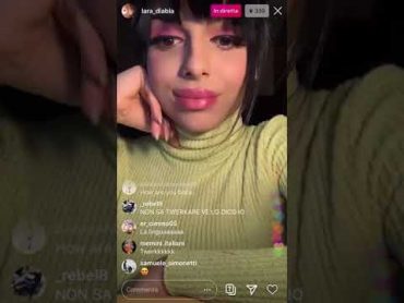 Lara diabla twerka un diretta su instagram!!!