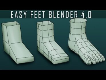 Blender 4.0  Model Feet For Beginners