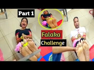 Falaka Challenge with Iron Scale  falaka Challenge  abhinayan vlogs falaka