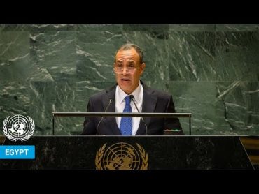 🇪🇬 Egypt  Foreign Minister Addresses United Nations General Debate, 79th Session  UNGA