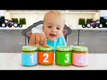 Learn numbers 110 with Vlad & Niki and baby Chris