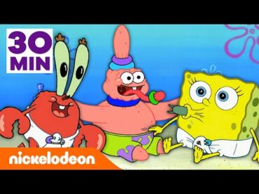 سبونجبوب  لقطات الأطفال الأكثر لطفاً لمدة 30 دقيقة!  Nickelodeon Arabia