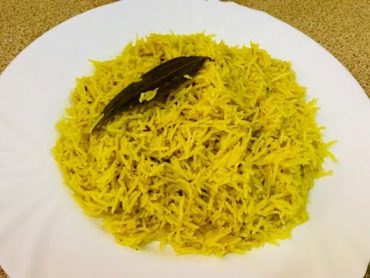 YELLOW SPICED RICE, رز الكبسة بدون لحم او دجاج سريع جدا