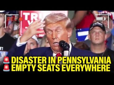 Trump has MELTDOWN during Speech as TINY CROWD Leaves