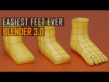 Tutorial: Model A Very Easy Foot In Blender