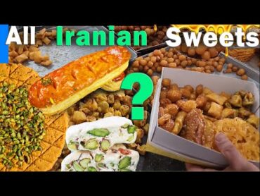 همه شیرینی های ایرانی شگفت انگیز در 1 ویدیو