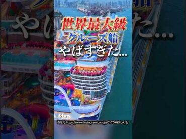 世界最大級の船がやばすぎた… 船乗り 年収 航海士 転職 クルーズ