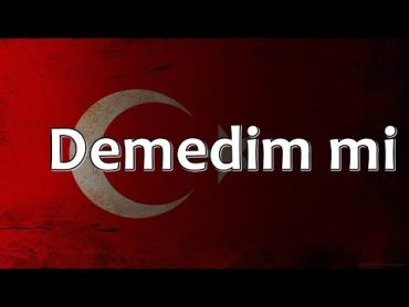 Turkish Folk Song  Demedim mi