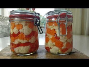 Pickled Cauliflower Recipe, Very Tasty, Crunchy and Healthy Turn on subtitles, please