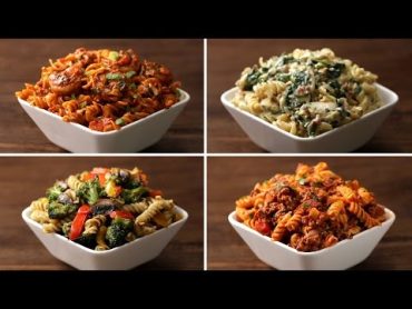 Rotini Pasta 4 Ways